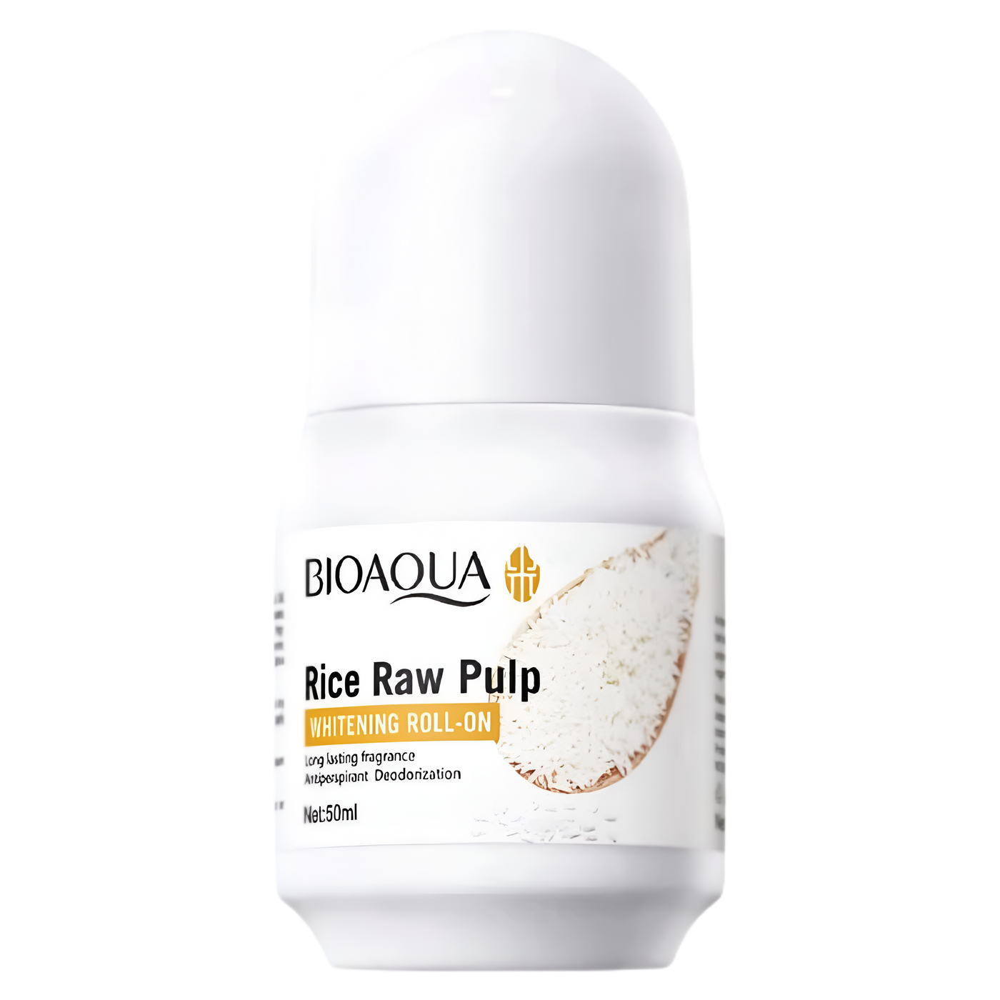 Desodorante Roll-on de Arroz  – Aclarante y Antitranspirante 50ml | BIOAQUA