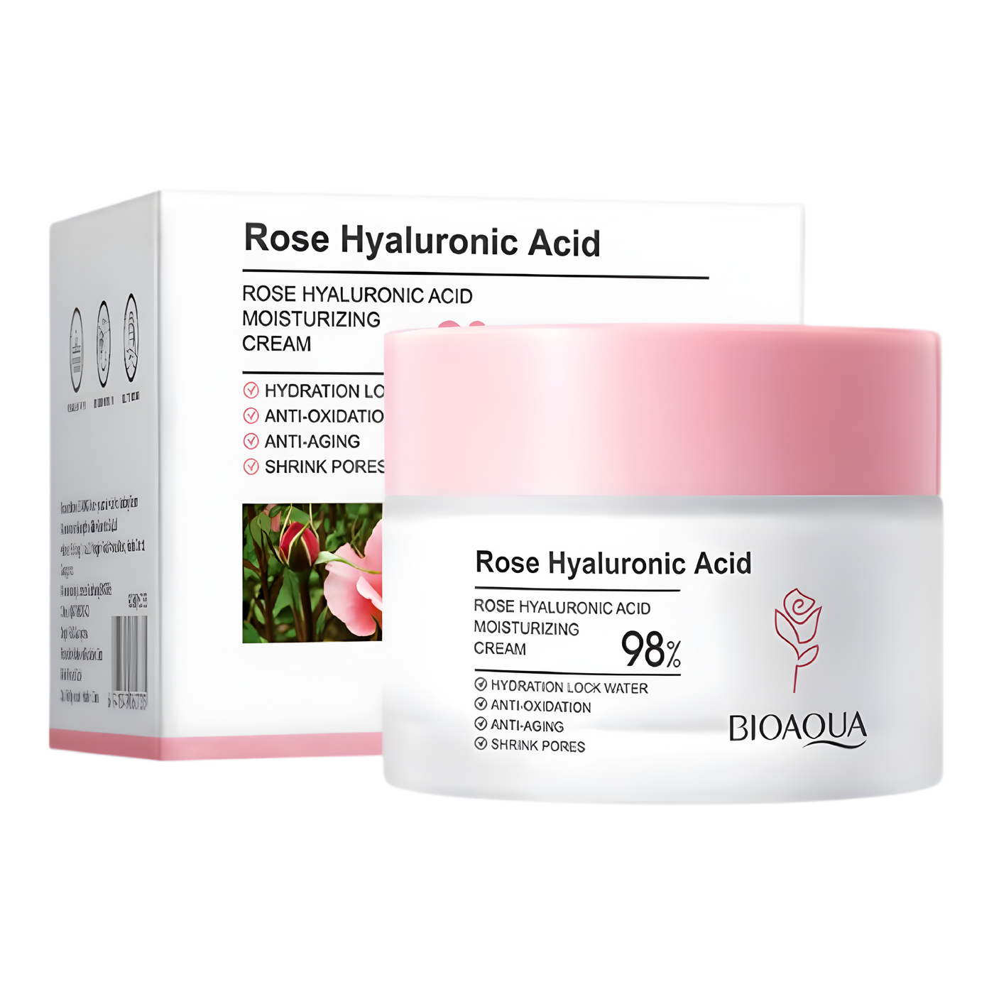 Piel Radiante y Juvenil: Crema Hidratante de Rosas |BIOAQUA