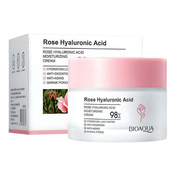 Piel Radiante y Juvenil: Crema Hidratante de Rosas |BIOAQUA