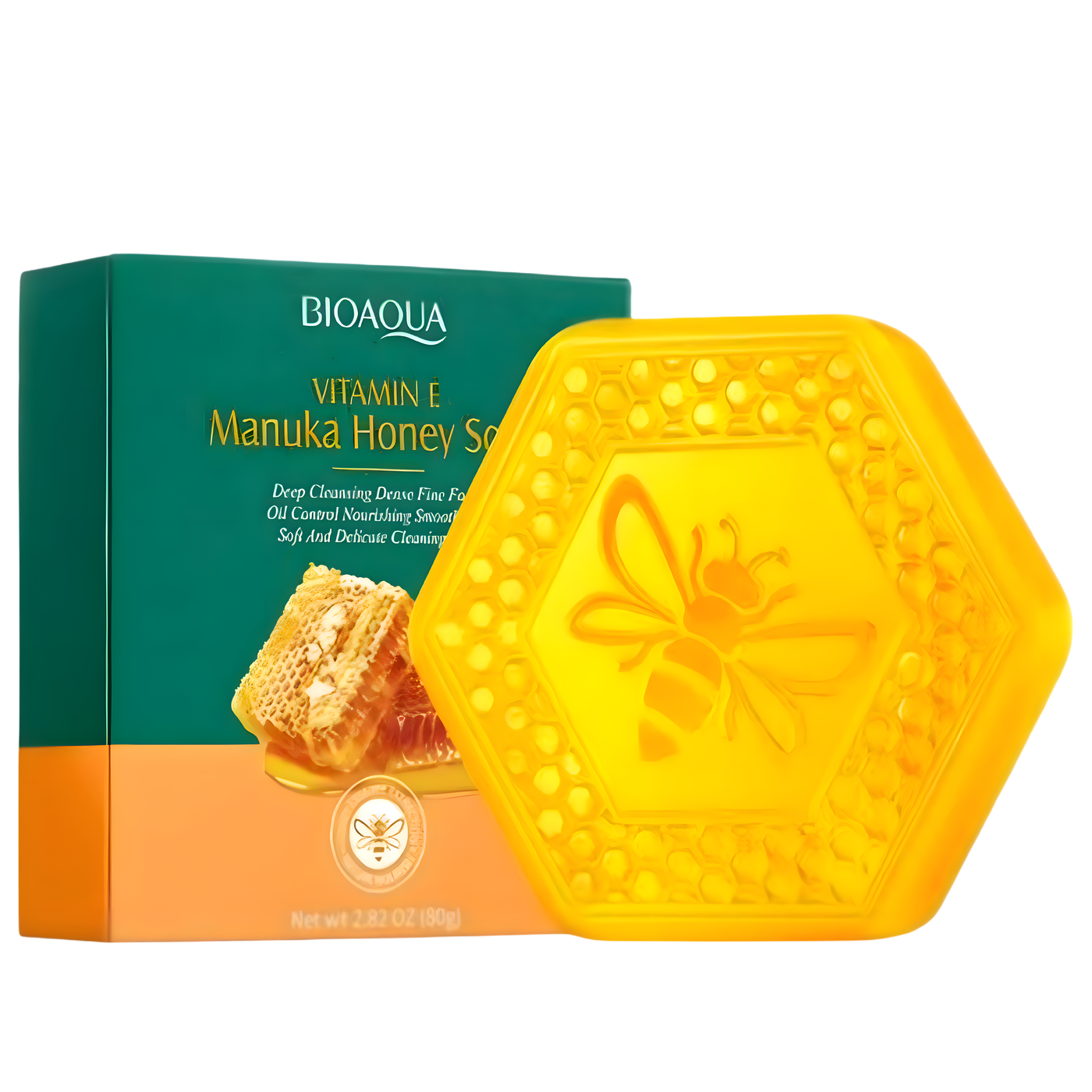 Jabón limpiador facial/corporal hidratante y revitalizante con miel | BIOAQUA